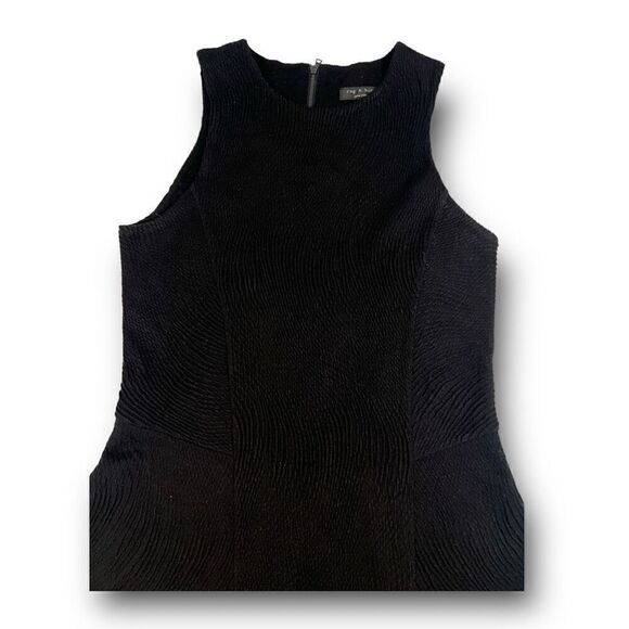 Rag & Bone Textured Black Dress Size Medium - Picture 6 of 7